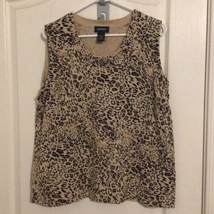 Tank top printed blouse